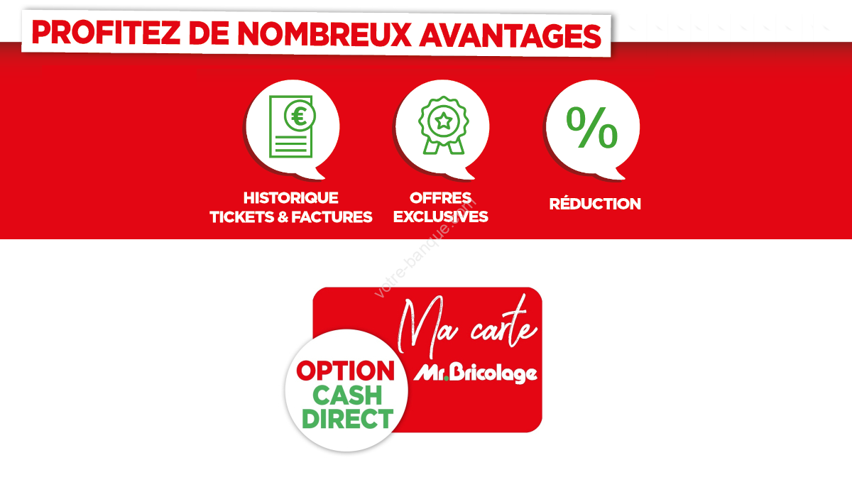 Carte Cash direct Mr Bricolage : avantages et utilisation pratique